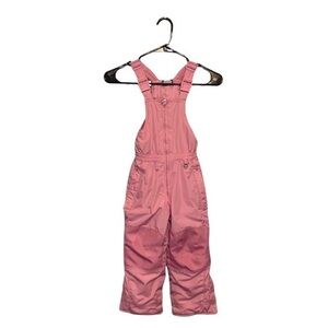 Generation Me Pink Polyester Snow Adjustable Bib Overalls Ski Pants Pink Sz 2/3